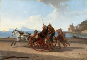 修道士とナポリタンカレーテ 作： Franz Ludwig Catel